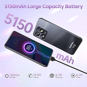 OUKITEL C51 Mobile Phones - Android 14 Smartphone 16GB(4+12